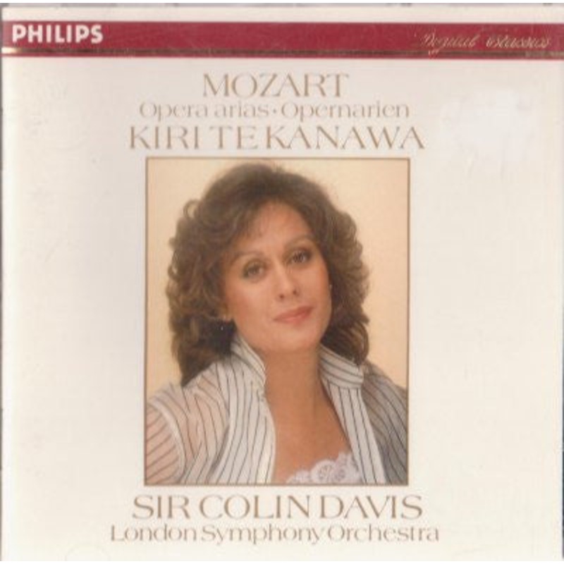 Wolfgang Amadeus Mozart – Kiri Te Kanawa, Sir Colin Davis, London Symphony Orchestra – Opera Arias – Opernarien (CD) (Very Good Plus (VG+))