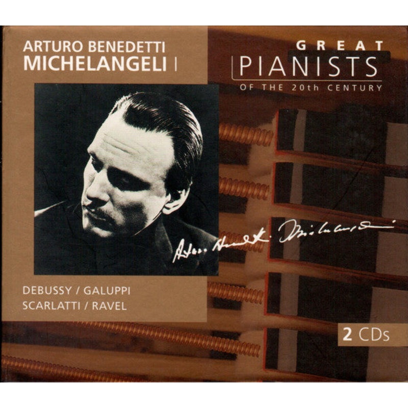 Arturo Benedetti Michelangeli, Claude Debussy, Baldassare Galuppi, Domenico Scarlatti, Maurice Ravel, Philharmonia Orchestra, Ettore Gracis – Arturo Benedetti Michelangeli I (2xCD, Comp) (Very Good Plus (VG+))