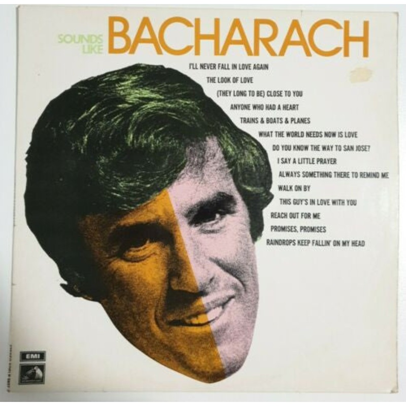 EMI Studio-Orchester – Sounds Like Bacharach (LP, Album) (Very Good Plus (VG+))