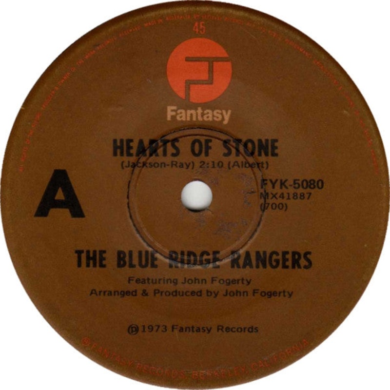 Blue Ridge Rangers – Hearts Of Stone / Somewhere Listening (For My Name) (7) (Very Good Plus (VG+))