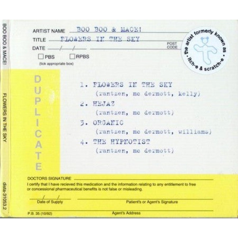Boo Boo & Mace – Flowers In The Sky (CD, Single, Dig) (Very Good Plus (VG+))