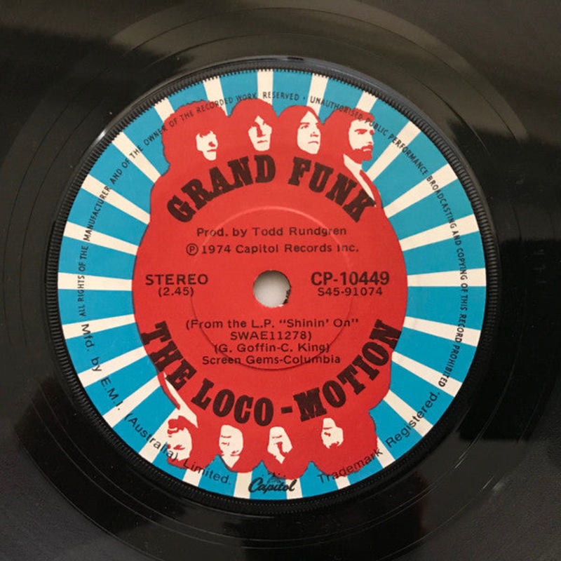 Grand Funk Railroad – The Loco-Motion (7, Single) (Very Good Plus (VG+))