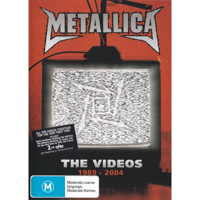 Metallica – The Videos 1989 – 2004 (DVD-V, Comp, Multichannel, PAL, Son) (Very Good Plus (VG+))