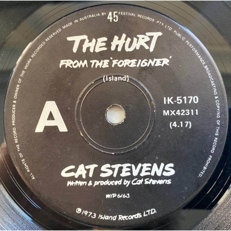 Cat Stevens – The Hurt (7) (Very Good (VG))