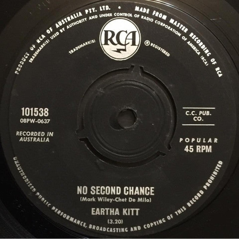 Eartha Kitt – No Second Chance / You’re My Man (7, Single) (Very Good (VG))