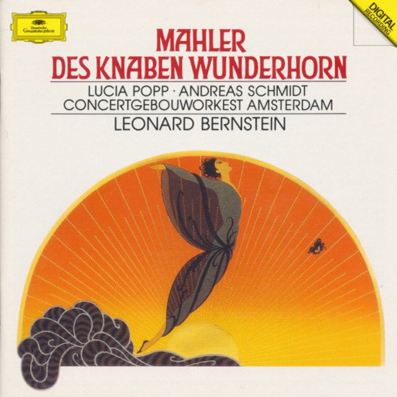 Gustav Mahler, Lucia Popp, Andreas Schmidt , Concertgebouworkest, Leonard Bernstein – Des Knaben Wunderhorn (CD, Album) (Near Mint (NM or M-))