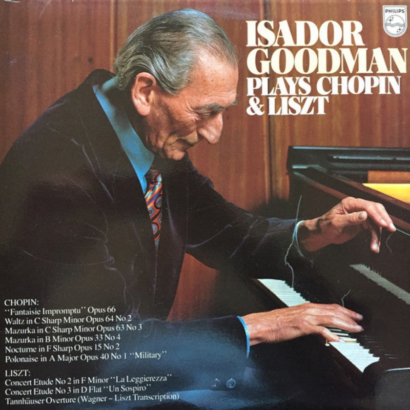 Isador Goodman – Plays Chopin & Liszt (LP) (Very Good Plus (VG+))