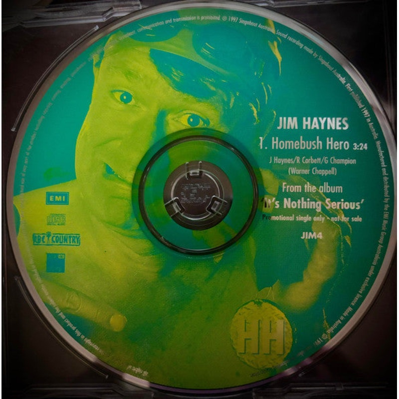 Jim Haynes  – Homebush Hero (CD, Single) (Very Good Plus (VG+))