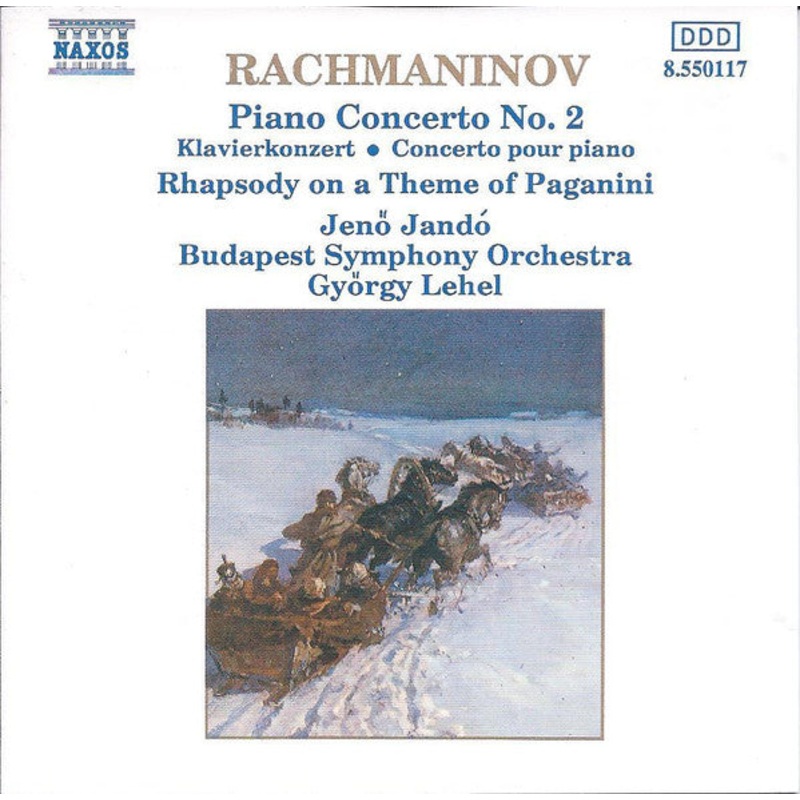 Sergei Vasilyevich Rachmaninoff, Jen Jand, Budapest Symphony Orchestra, Gyrgy Lehel – Piano Concerto No. 2  Rhapsody On A Theme Of Paganini (CD, Album, RE) (Near Mint (NM or M-))