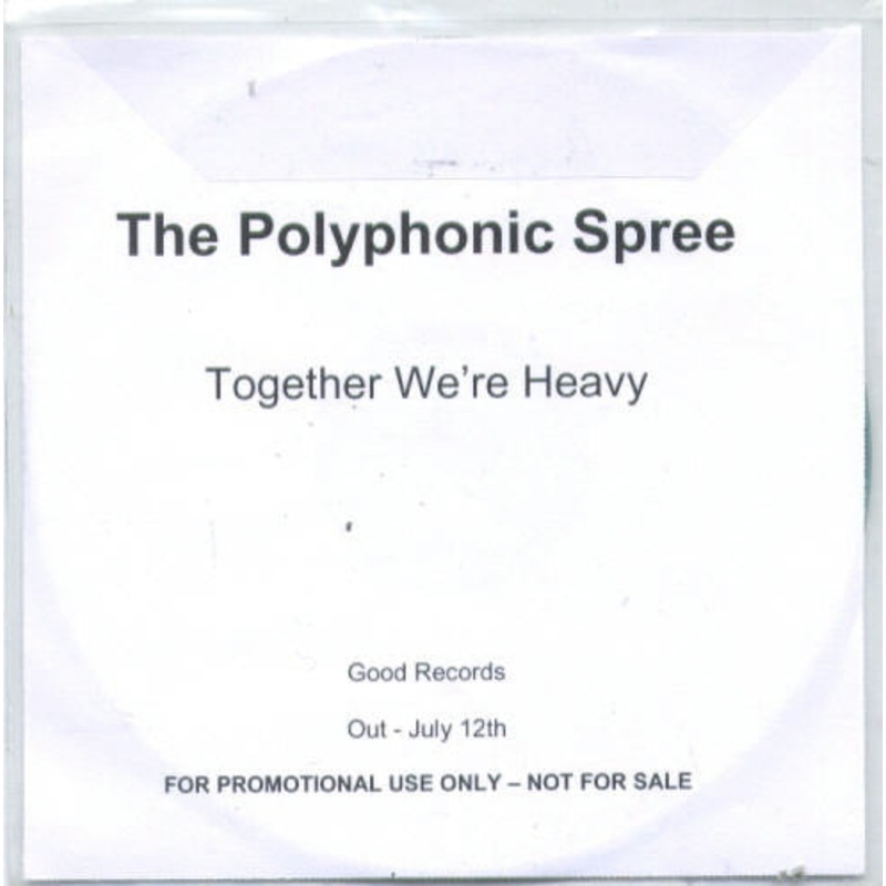 The Polyphonic Spree – Together We’re Heavy (CDr, Album, Promo) (Very Good (VG))