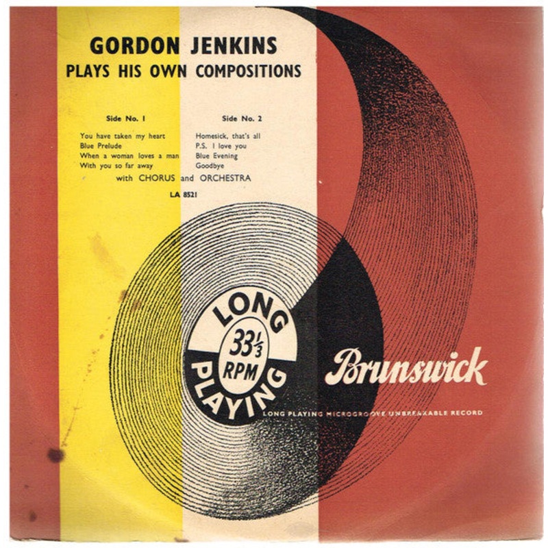 Gordon Jenkins – Plays His Own Compositions (10, Album, Mono) (Very Good Plus (VG+))