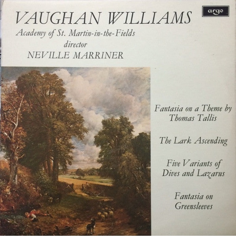 Ralph Vaughan Williams – The Academy Of St. Martin-in-the-Fields, Sir Neville Marriner – Vaughan Williams Concert (LP, Album) (Very Good Plus (VG+))