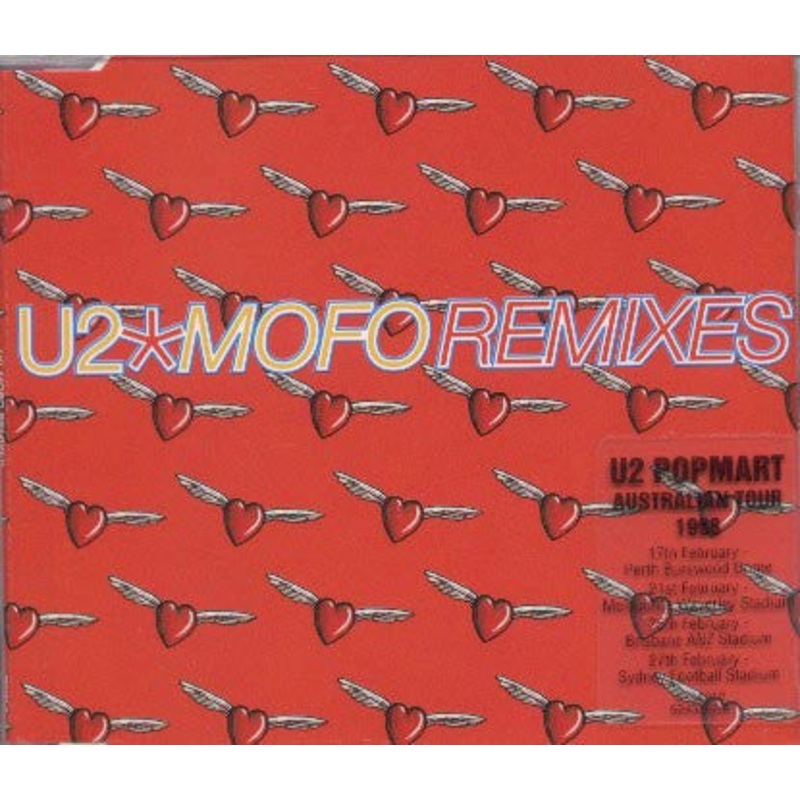 U2 – MOFO (Remixes) (CD, Single) (Very Good Plus (VG+))