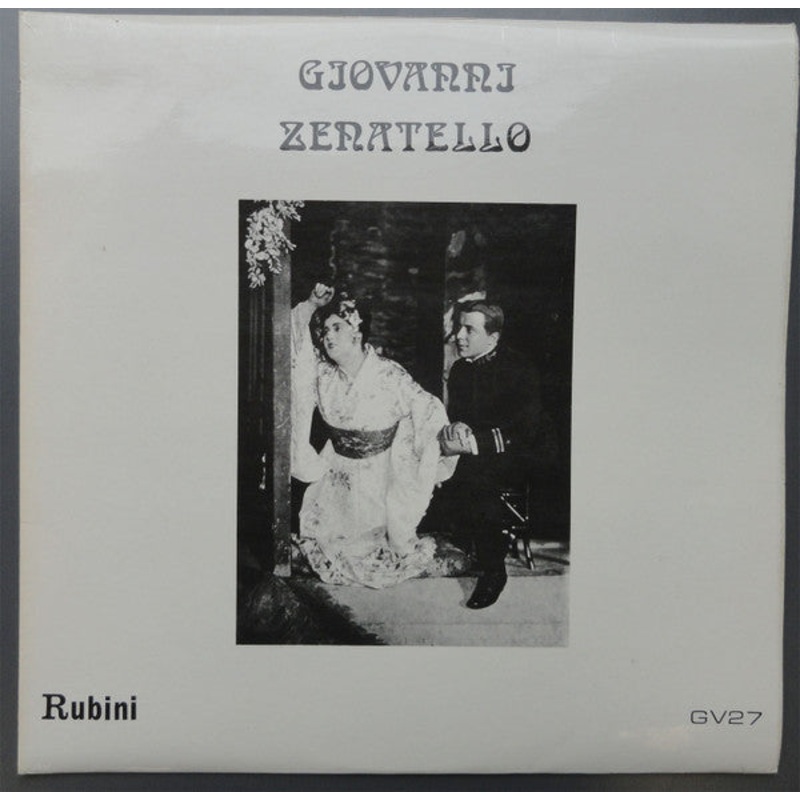 Giovanni Zenatello – Giovanni Zenatello Volume One (LP, Comp) (Very Good Plus (VG+))