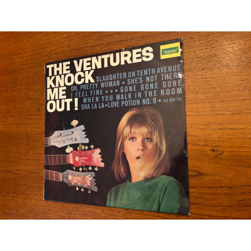 The Ventures – Knock Me Out! (LP, Album, Mono) (Very Good Plus (VG+))