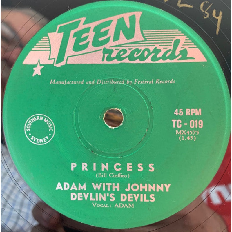 Adam With Johnny Devlin’s Devils – Princess (7, Single) (Good Plus (G+))