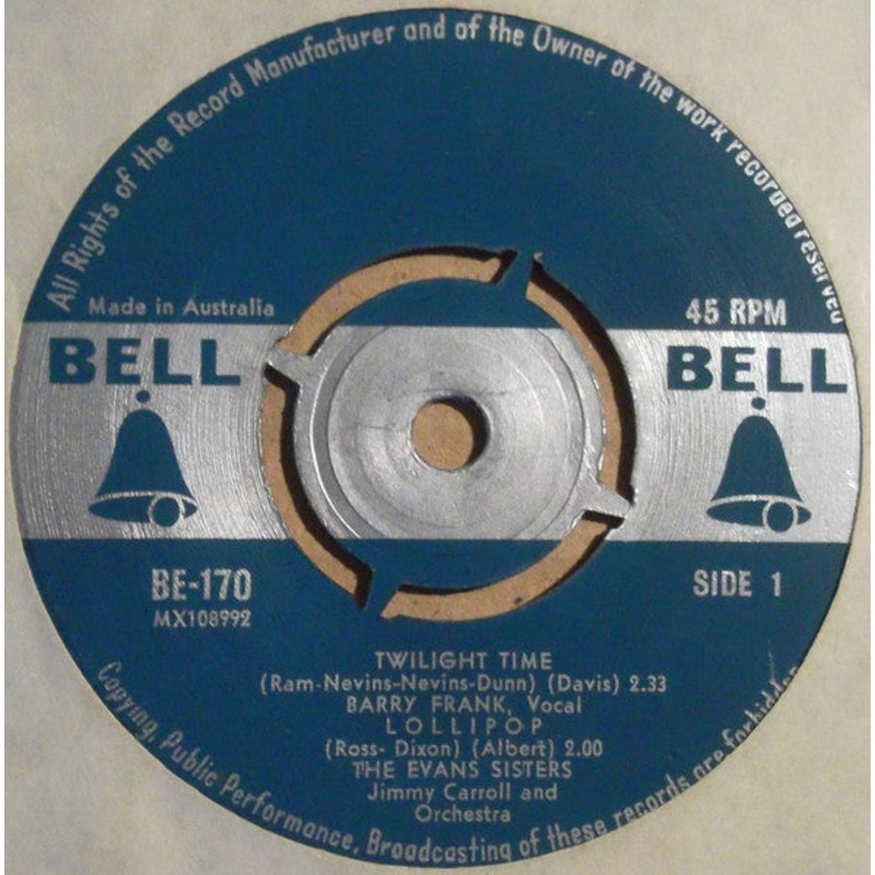 Barry Frank, The Evans Sisters, Nina Raye – Twilight Time (7, EP) (Very Good (VG))