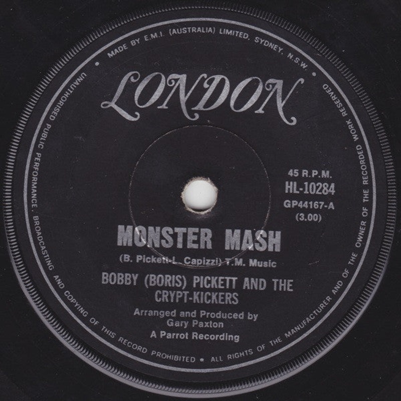 Bobby (Boris) Pickett And The Crypt-Kickers – Monster Mash (7, Single, RE) (Very Good Plus (VG+))
