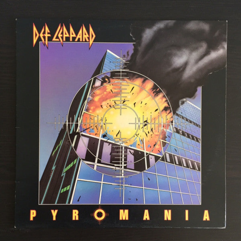 Def Leppard – Pyromania (LP, Album) (Good Plus (G+))