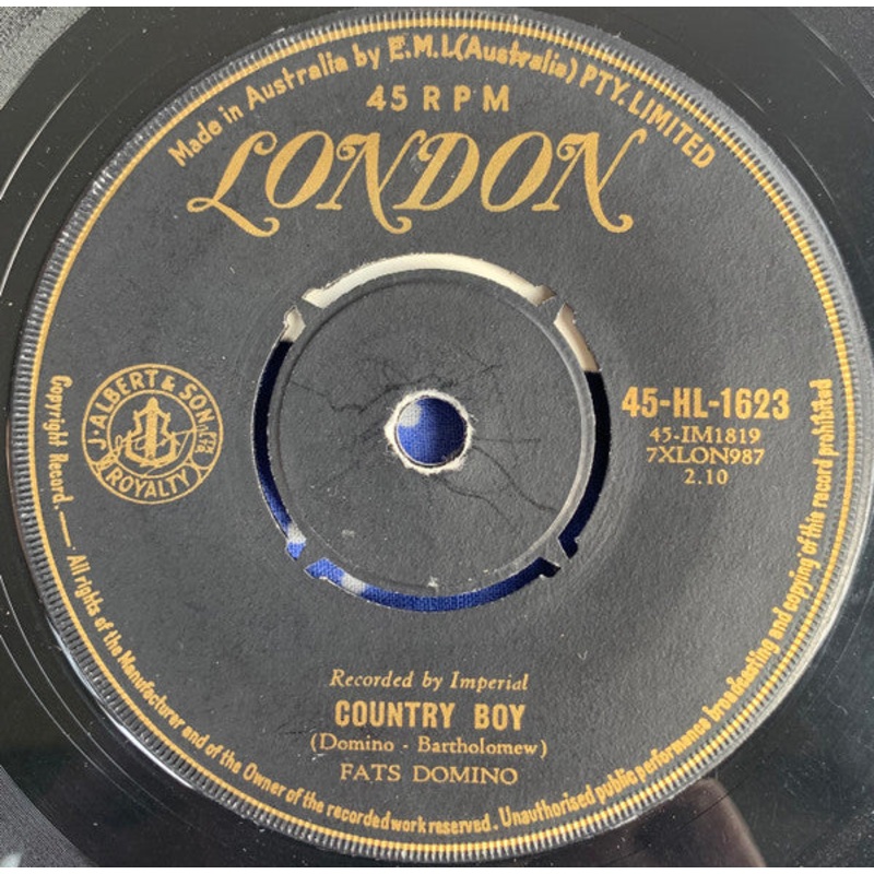 Fats Domino – Country Boy / If You Need Me (7) (Good (G))