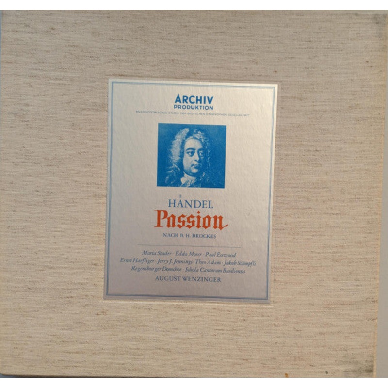 Georg Friedrich Hndel, Barthold Heinrich Brockes – Passion Nach Brockes (3xLP, Album + Box) (Very Good Plus (VG+))