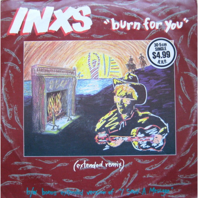 INXS – Burn For You (Extended Remix) (12, Single) (Good Plus (G+))