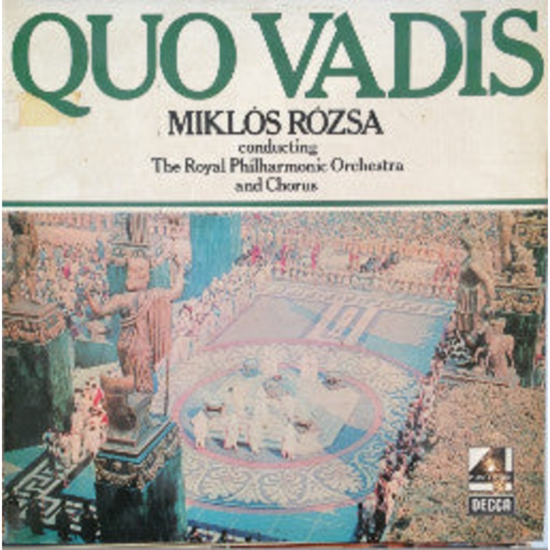 Miklos Rozsa* Conducting The Royal Philharmonic Orchestra* And Chorus* – Quo Vadis (LP, Album) (Very Good Plus (VG+))