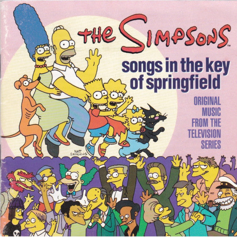 The Simpsons – Songs In The Key Of Springfield (Original Music From The Television Series) (CD, Comp, Pin) (Very Good Plus (VG+))
