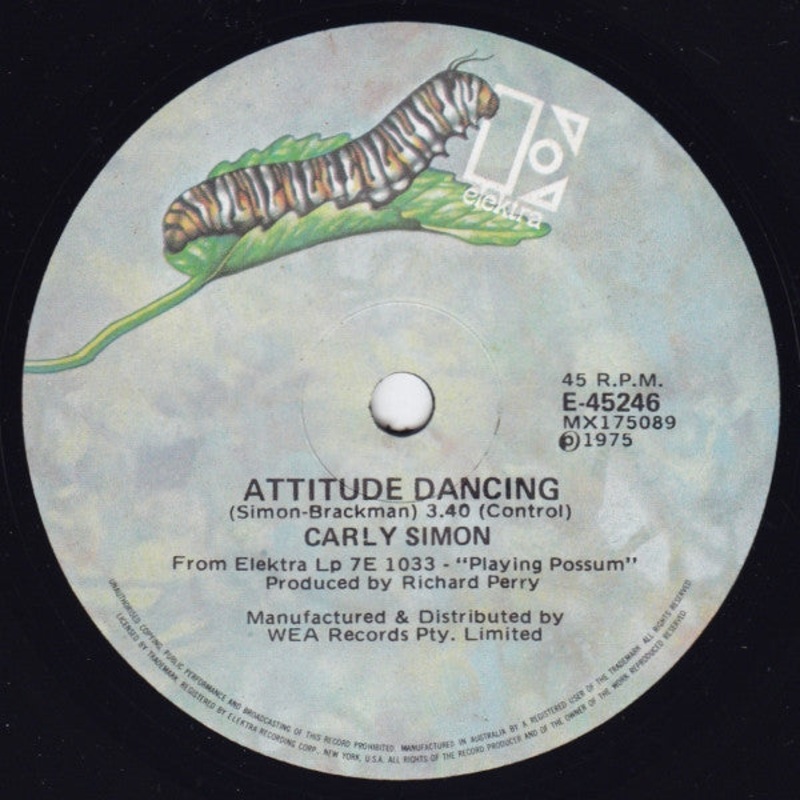 Carly Simon – Attitude Dancing (7, Single) (Very Good Plus (VG+))