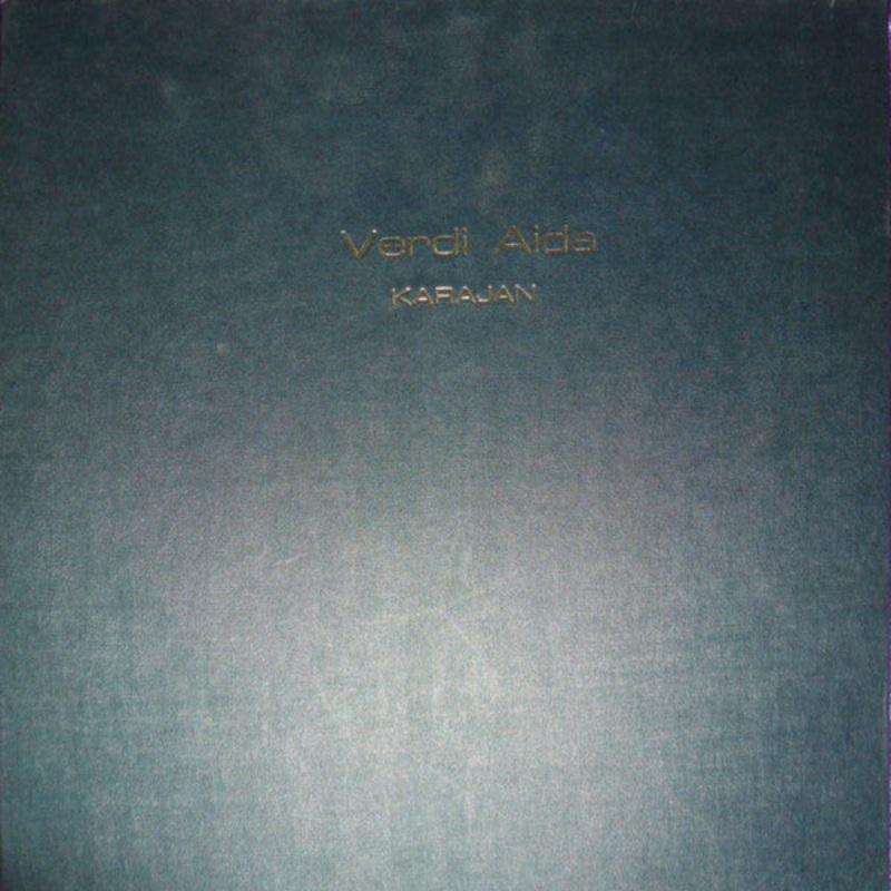 Giuseppe Verdi / Herbert Von Karajan – Aida (3xLP, Album, Club + Box) (Very Good Plus (VG+))