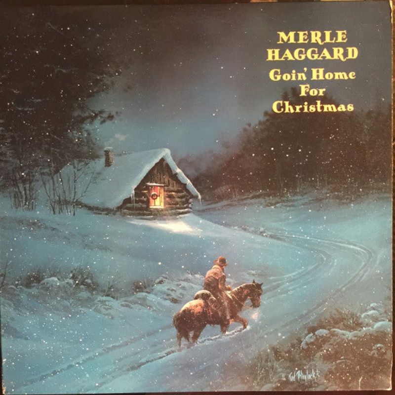 Merle Haggard – Goin’ Home For Christmas (LP, RE) (Good Plus (G+))