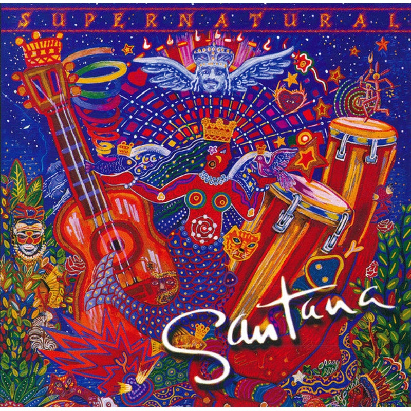 Santana – Supernatural (CD, Album, SSD) (Fair (F))