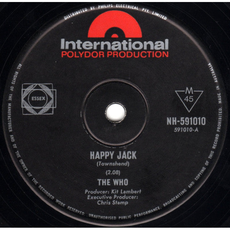 The Who – Happy Jack (7, Single) (Very Good (VG))