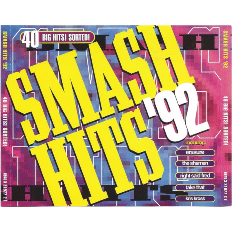 Various – Smash Hits ’92 (2xCD, Comp) (Very Good Plus (VG+))
