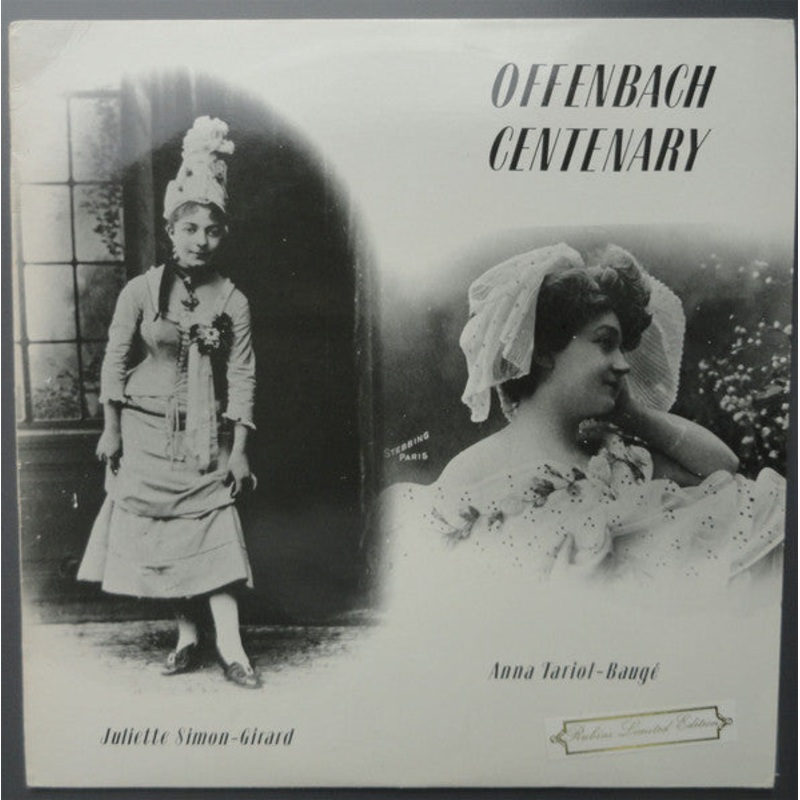 Anna Tariol-Baug, Juliette Simon-Girard – Offenbach Centenary (LP, Comp, Mono) (Very Good Plus (VG+))
