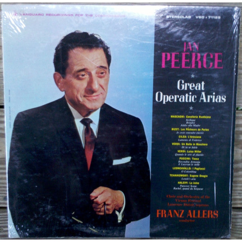 Jan Peerce – Great Operatic Arias (LP, Album) (Very Good Plus (VG+))