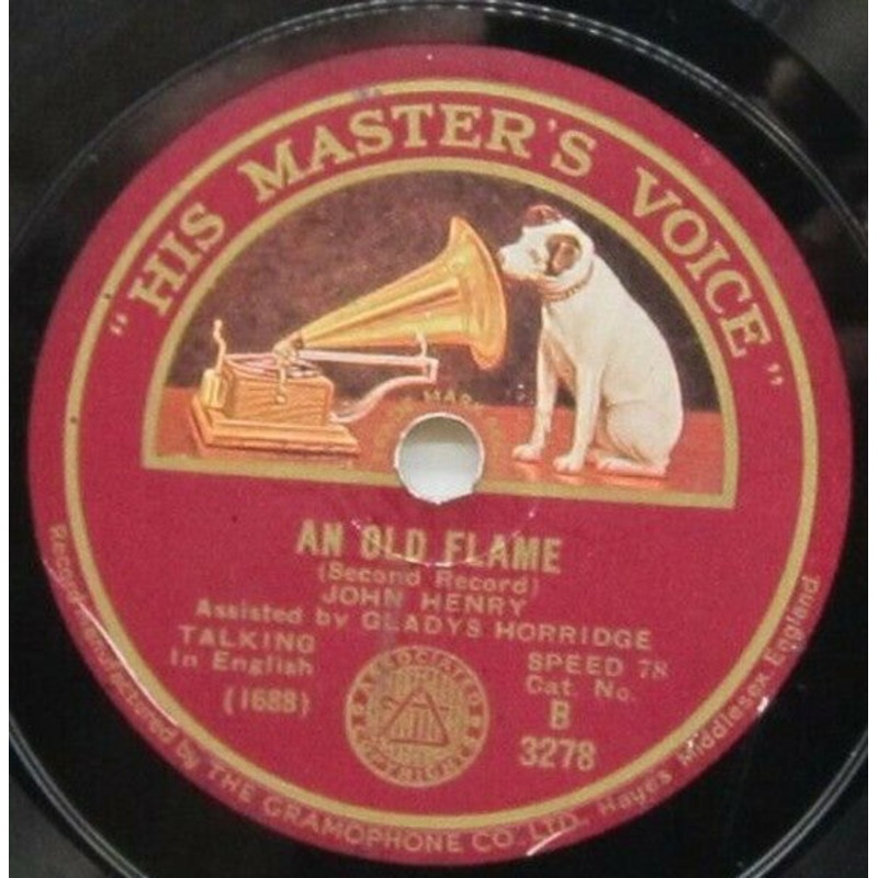John Henry  – An Old Flame (Shellac, 10) (Very Good (VG))