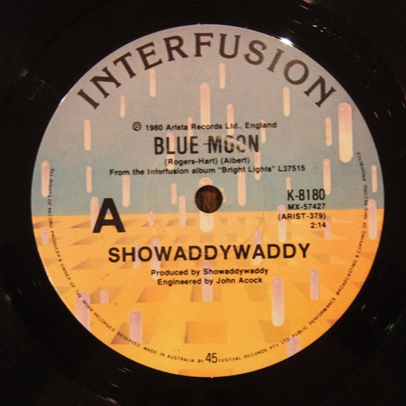 Showaddywaddy – Blue Moon (7, Single) (Very Good Plus (VG+))