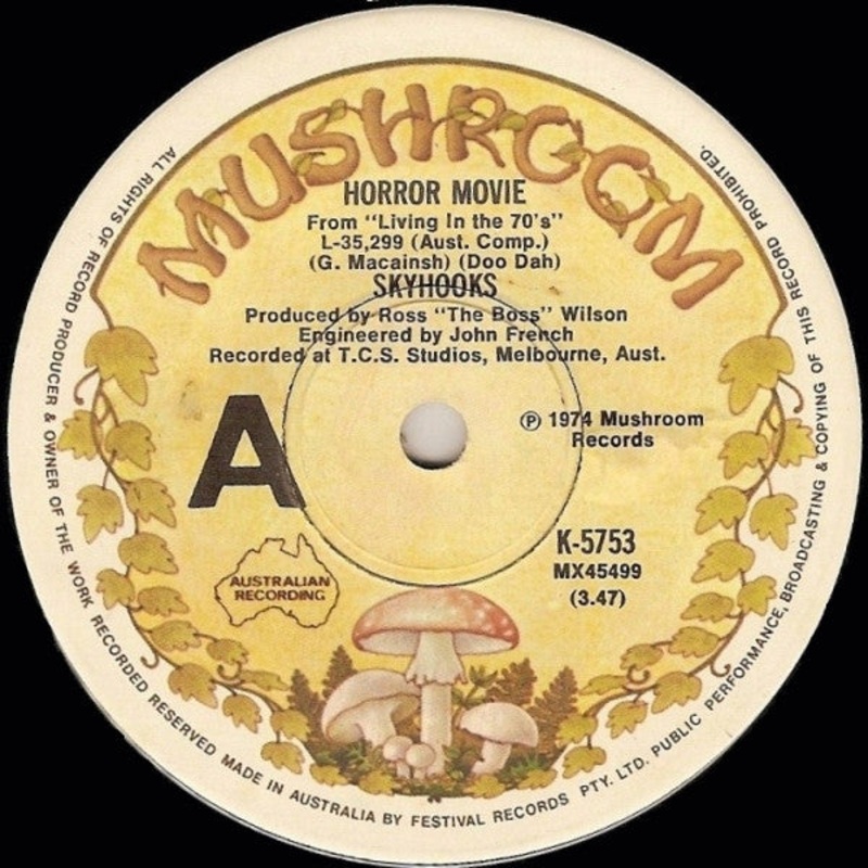 Skyhooks – Horror Movie (7, Single, RP) (Very Good Plus (VG+))