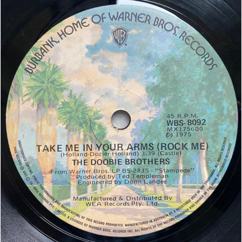 The Doobie Brothers – Take Me In Your Arms (Rock Me) (7, Single) (Very Good Plus (VG+))