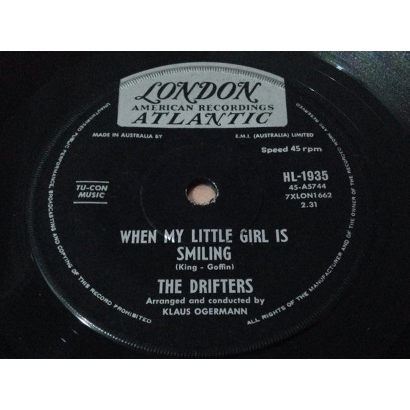 The Drifters – When My Little Girl Is Smiling / Mexican Divorce (7, Single) (Good Plus (G+))