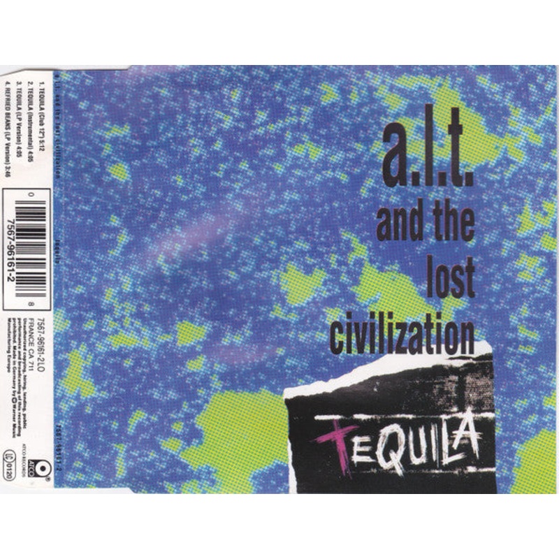 A.L.T. & The Lost Civilization – Tequila (CD, Maxi) (Very Good Plus (VG+))