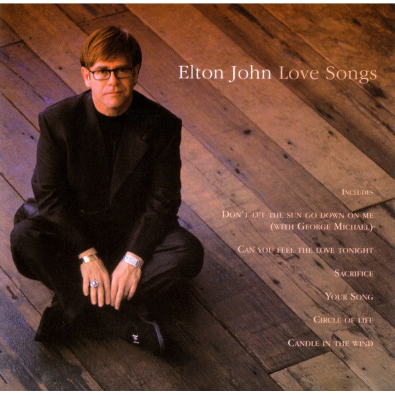 Elton John – Love Songs (CD, Comp) (Very Good Plus (VG+))