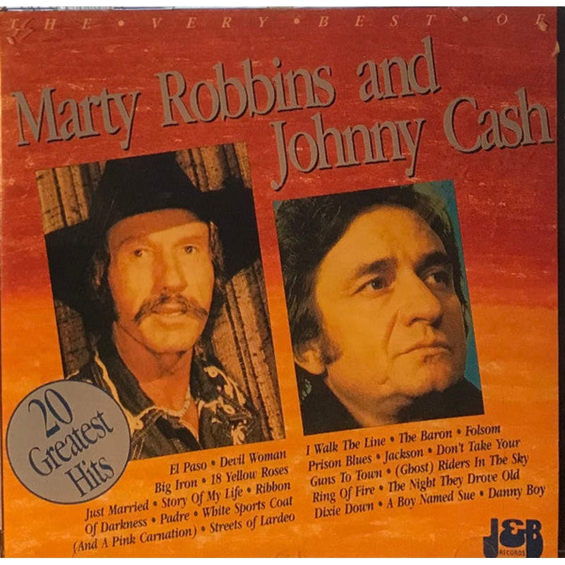 Marty Robbins & Johnny Cash – The Very Best Of Marty Robbins And Johnny Cash (CD, Comp) (Very Good Plus (VG+))