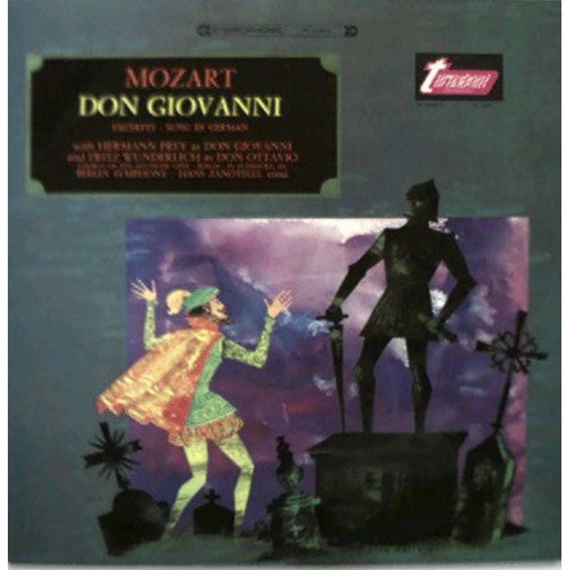 Wolfgang Amadeus Mozart – Don Giovanni (Excerpts – Sung In German) (LP, RE) (Very Good Plus (VG+))