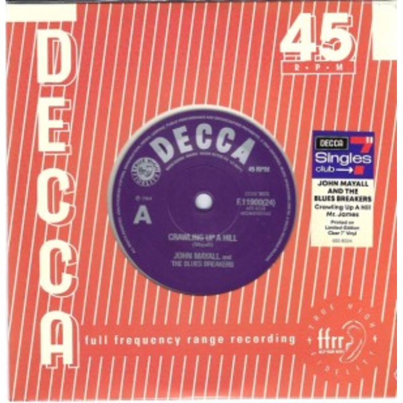 John Mayall & The Bluesbreakers – Crawling Up A Hill / Mr. James (Clear Vinyl)