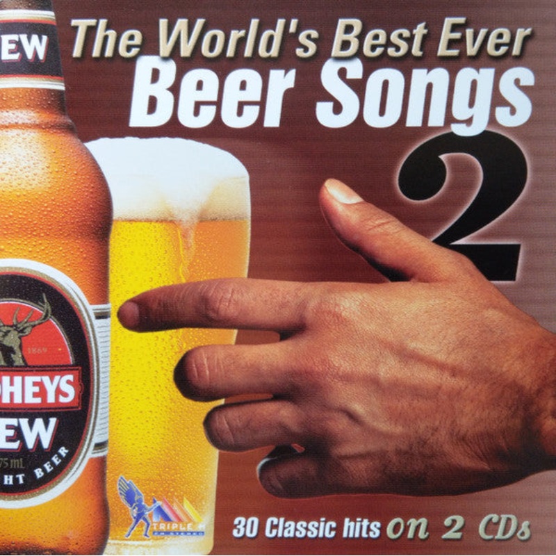 Various – The World’s Best Ever Beer Songs 2 (2xCD, Comp) (Very Good Plus (VG+))