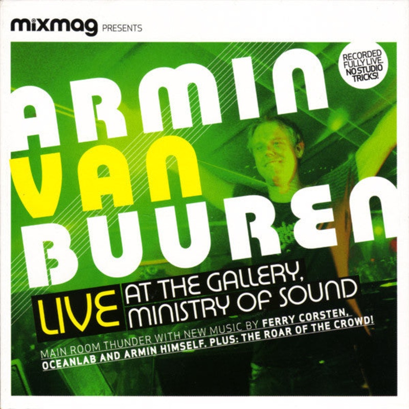 Armin van Buuren – Live At The Gallery, Ministry Of Sound (CD, Mixed, Car) (Very Good Plus (VG+))