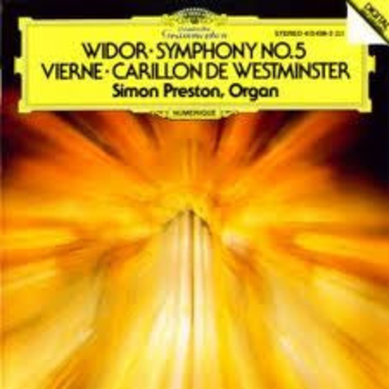 Charles-Marie Widor And Louis Vierne – Symphony No. 5, Carillon De Westminster (LP) (Very Good Plus (VG+))