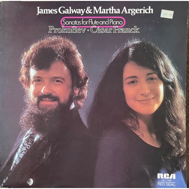 James Galway & Martha Argerich, Sergei Prokofiev  Csar Franck – Sonatas For Flute And Piano (LP) (Very Good Plus (VG+))